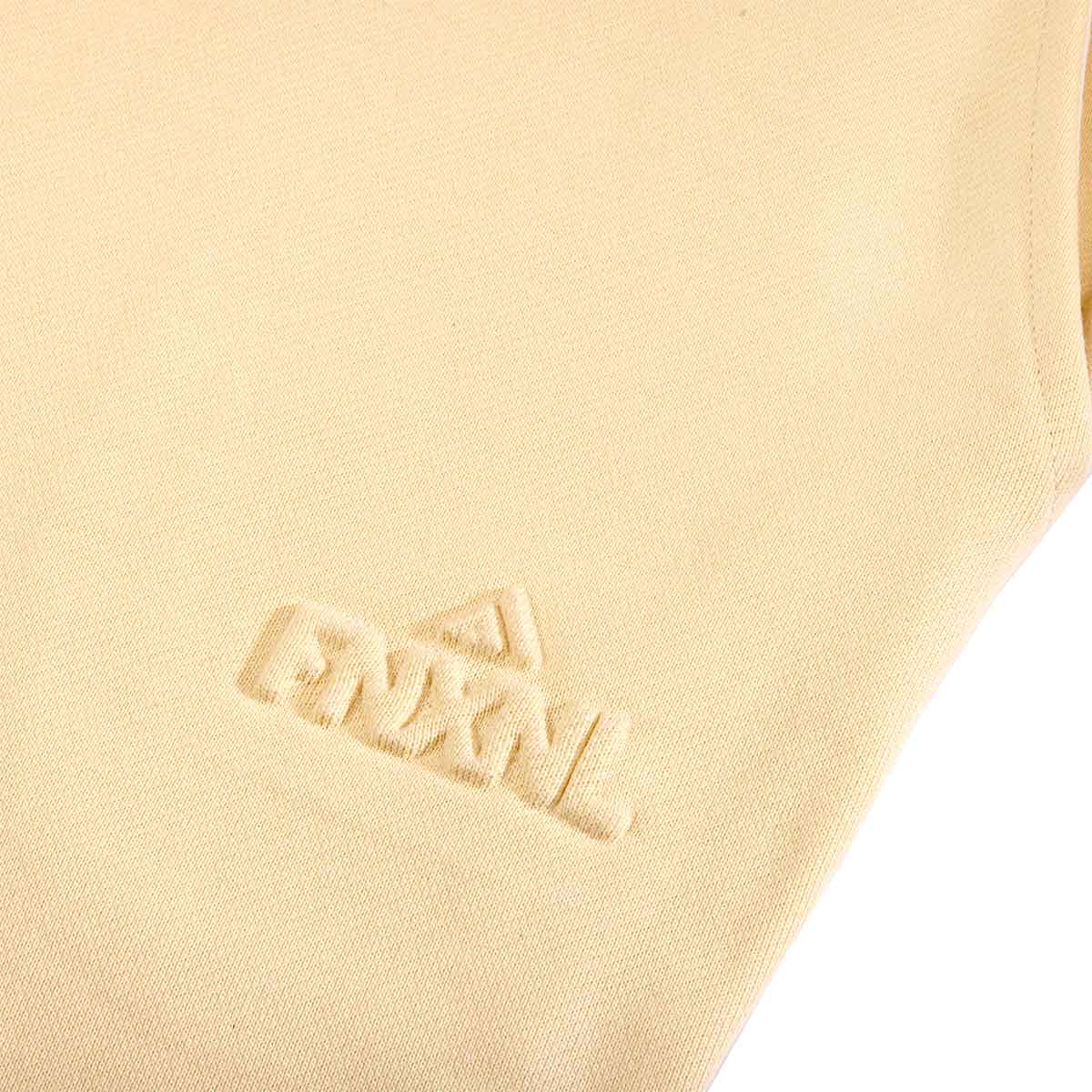 FNXNL Signature Embossed Hoodie - Buttercream