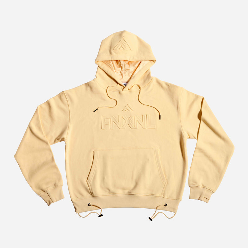 FNXNL Signature Embossed Hoodie - Buttercream